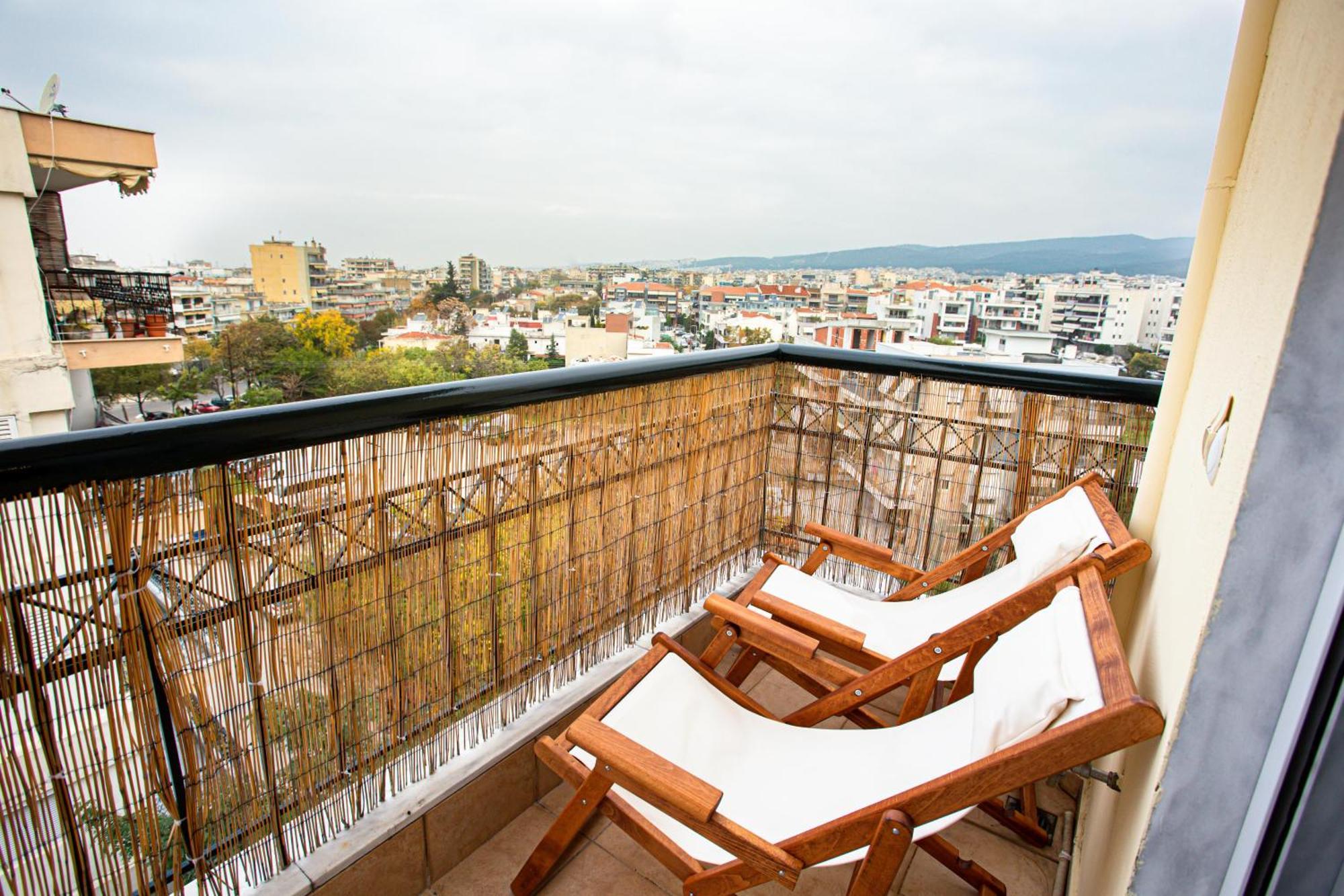 Celestial Garden-Thessaloniki'S Modern, Eclectic Penthouse With An Amazing View And Veranda المظهر الخارجي الصورة