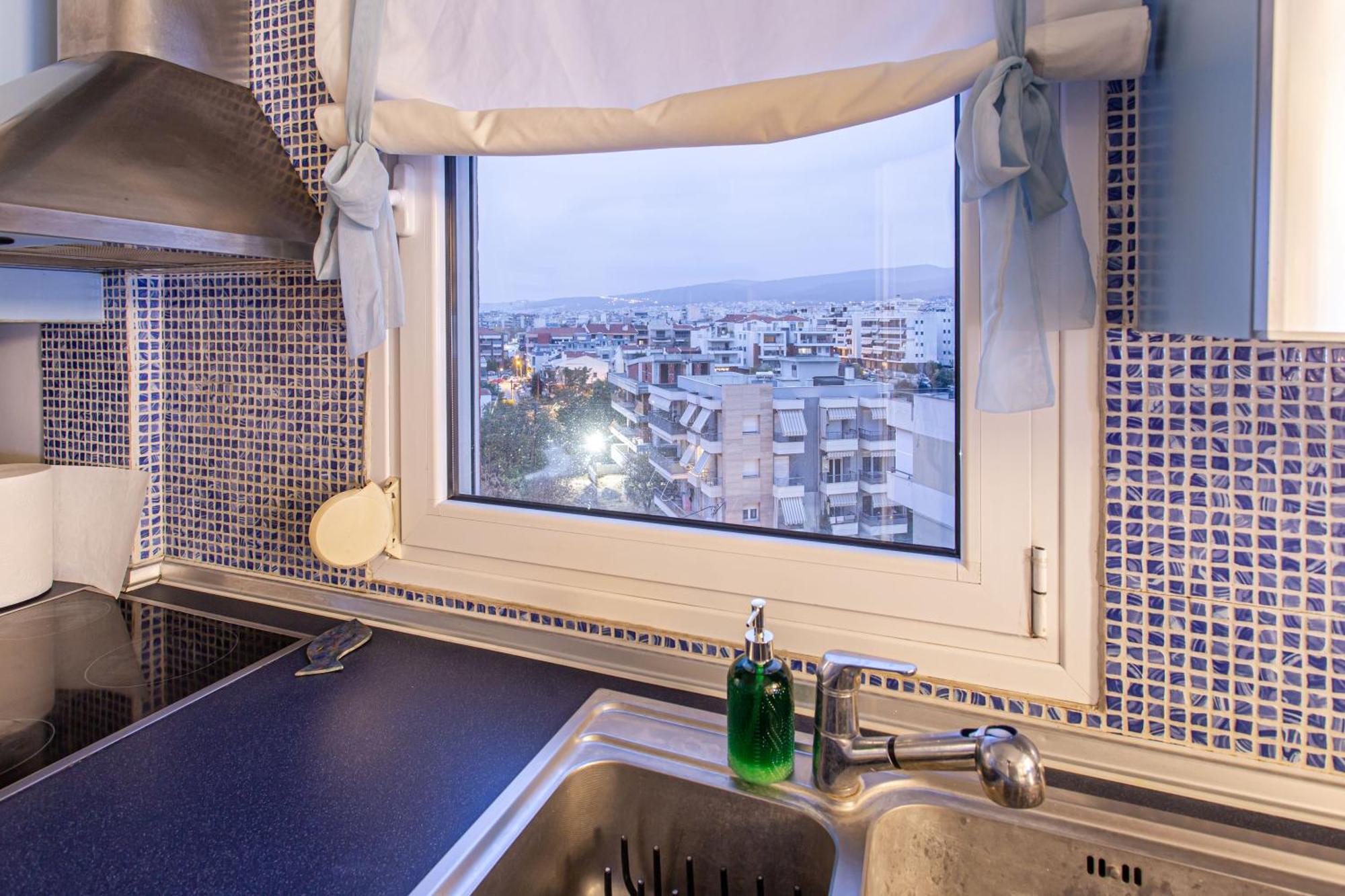Celestial Garden-Thessaloniki'S Modern, Eclectic Penthouse With An Amazing View And Veranda المظهر الخارجي الصورة
